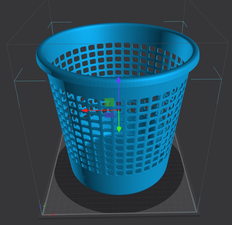 垃圾桶3D打印模型