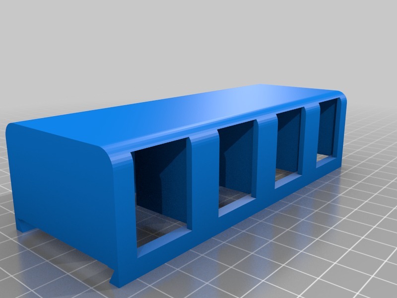 推拉药品盒药丸收纳盒3D打印模型