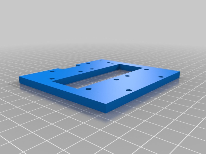 孟德尔双热端安装3D打印模型