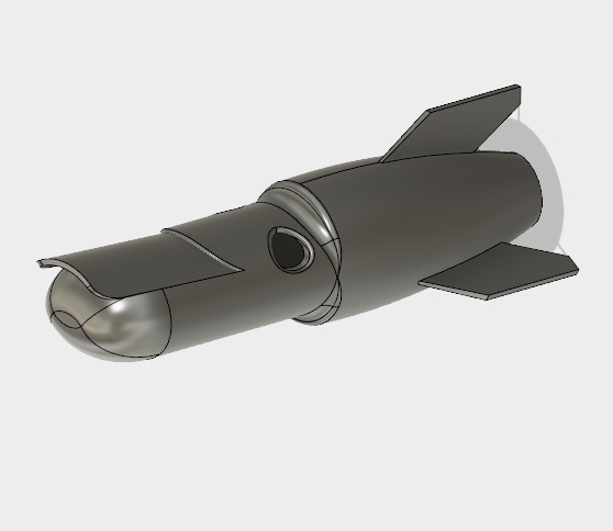 导弹模型3D打印模型