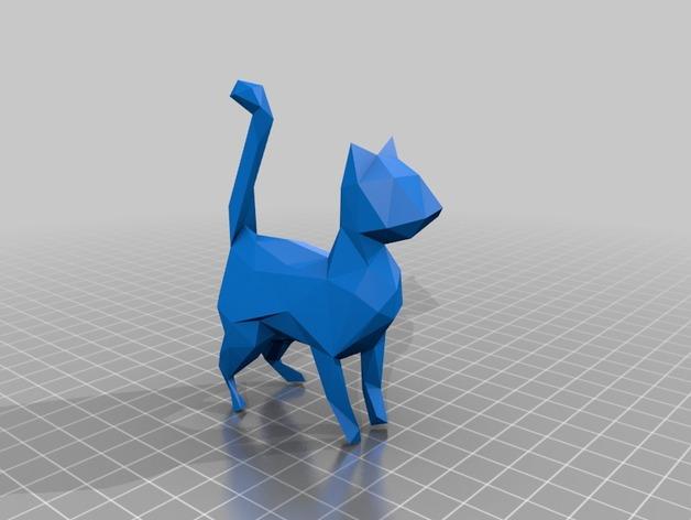 小猫咪3D打印模型