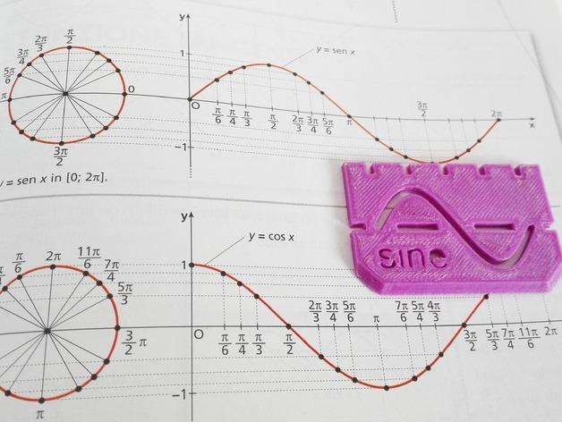 数学模型曲线板3D打印模型