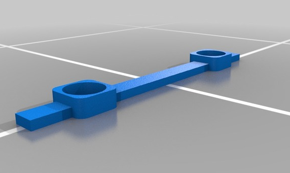 DNA试管夹3D打印模型