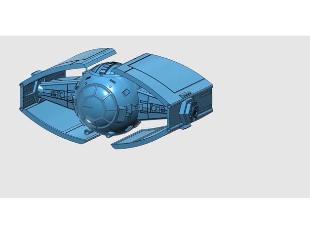 星球大战TIE战斗机3D打印模型