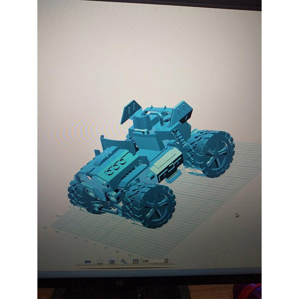 QQ飞车雷诺3D打印模型