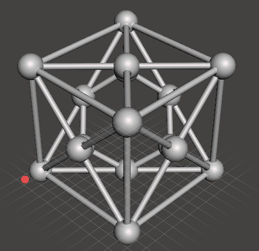 金刚石晶胞模型立体图图片