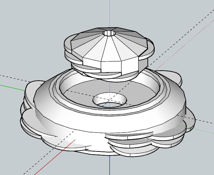 钢铁战魂陀螺改件3D打印模型