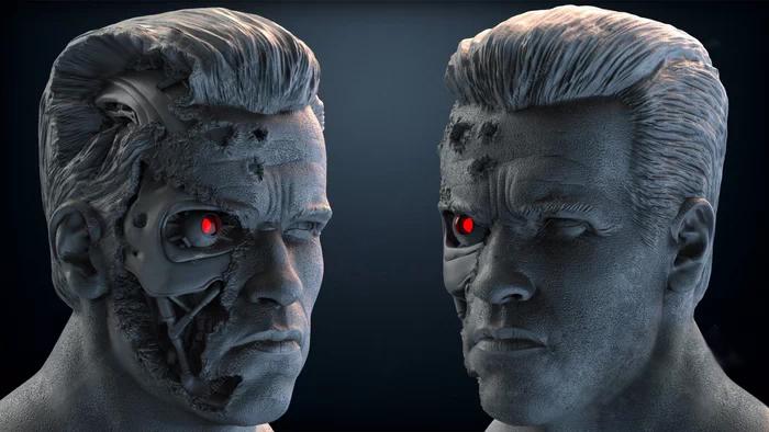 终结者 Terminator 2 胸像3款3D打印模型