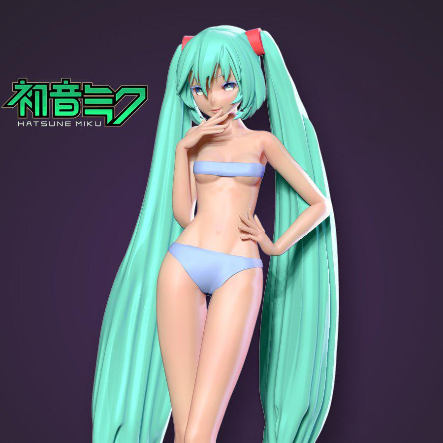 初音未来 比基尼3D打印模型