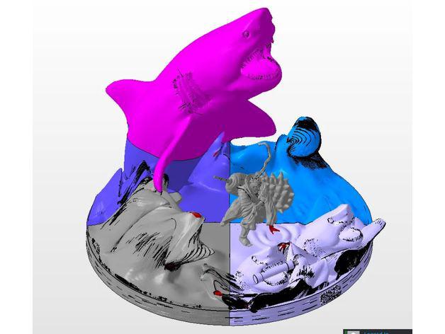 干柿鬼鲛3D打印模型