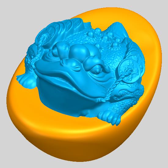 元宝金蟾3D打印模型