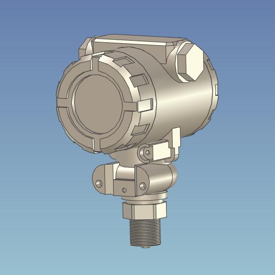 压力变送器3D打印模型