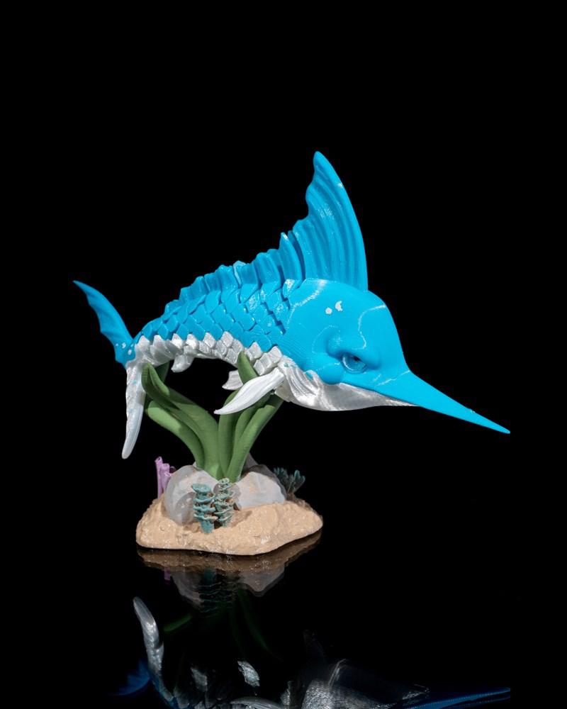 枪鱼3D打印模型