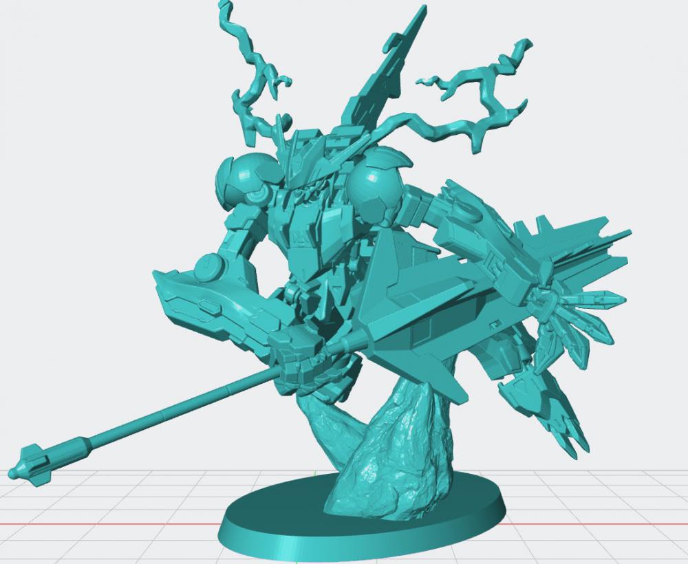 高达 · 巴巴托斯狼王式3D打印模型