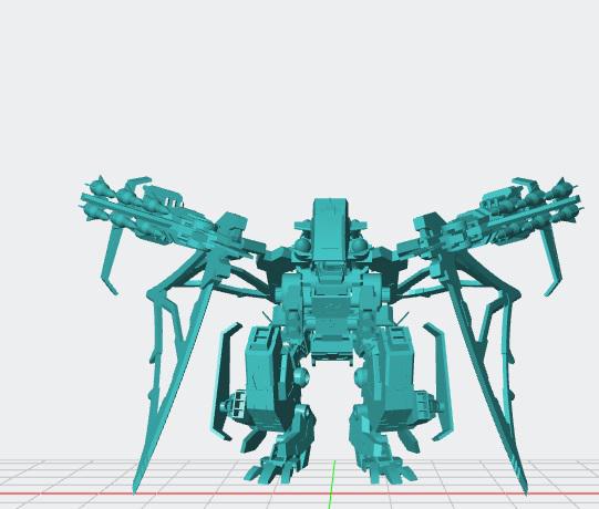 索斯机械兽  轰炸翼龙3D打印模型