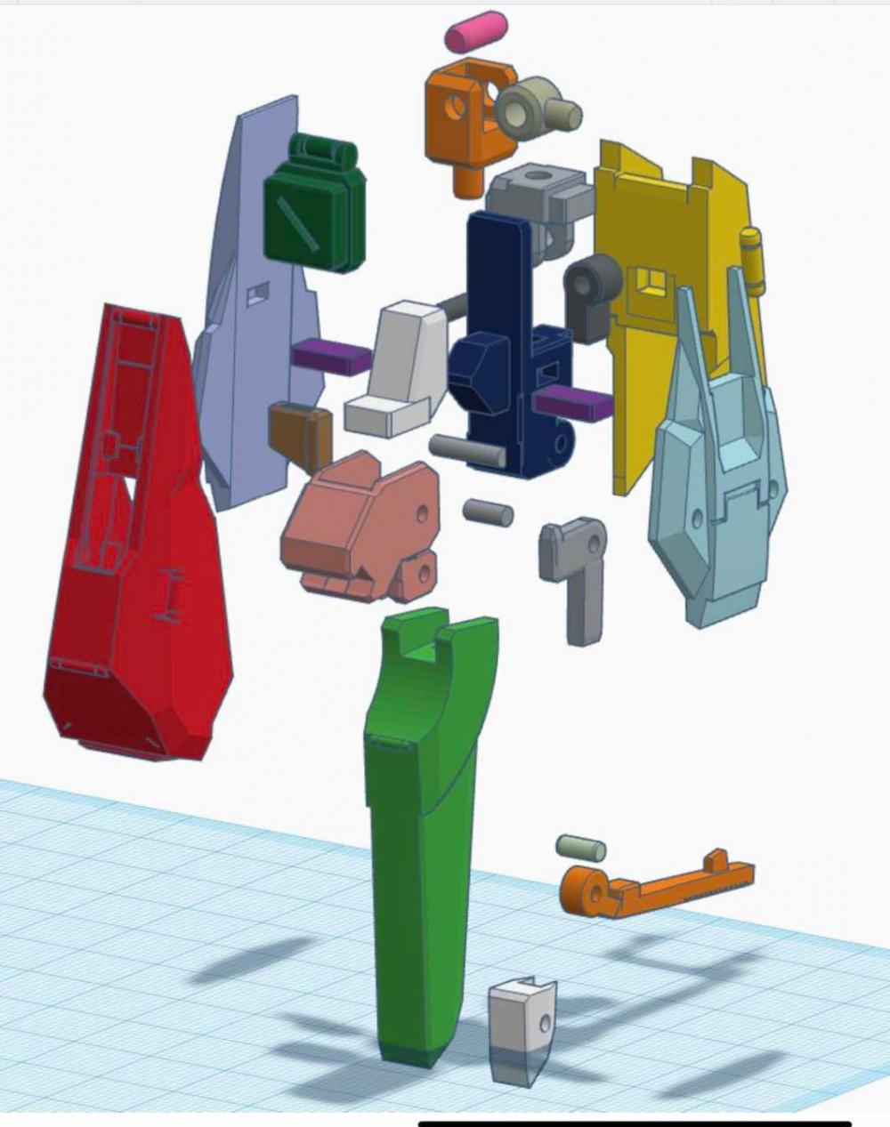 高达 伍德渥特 拼装 模型3D打印模型