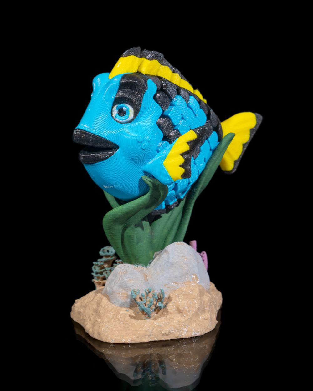 蓝塘鱼3D打印模型