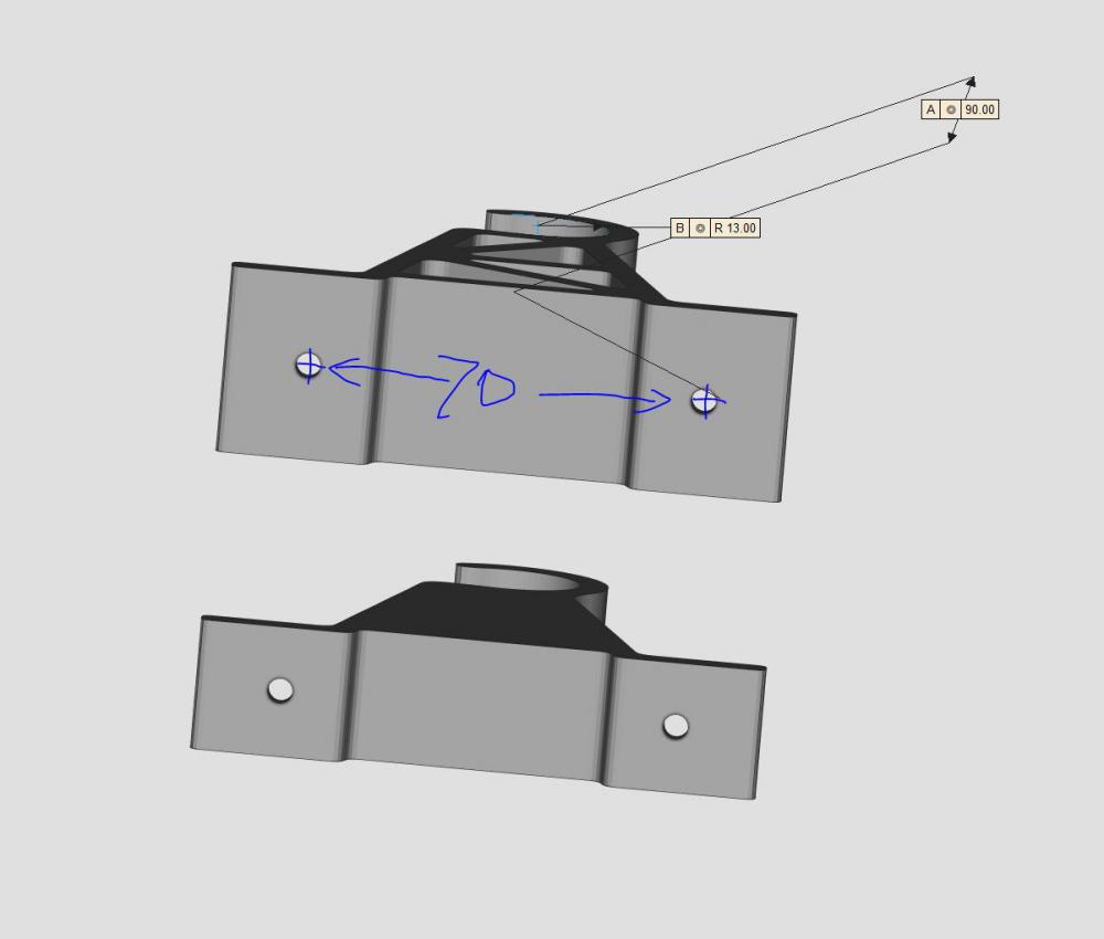 窗帘支架3D打印模型