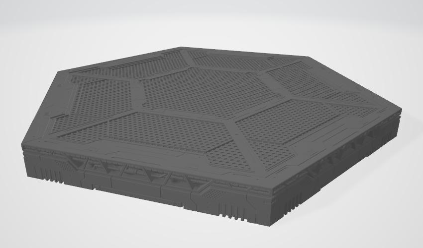 地台模型3D打印模型