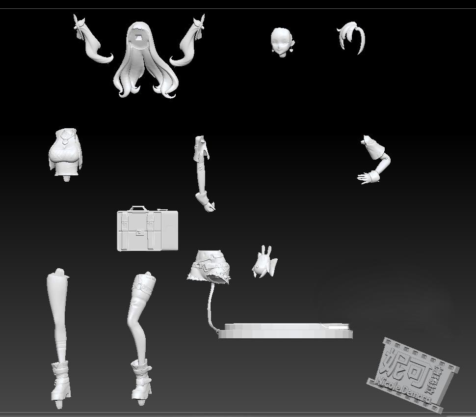 绝区零 妮可 站姿3D打印模型