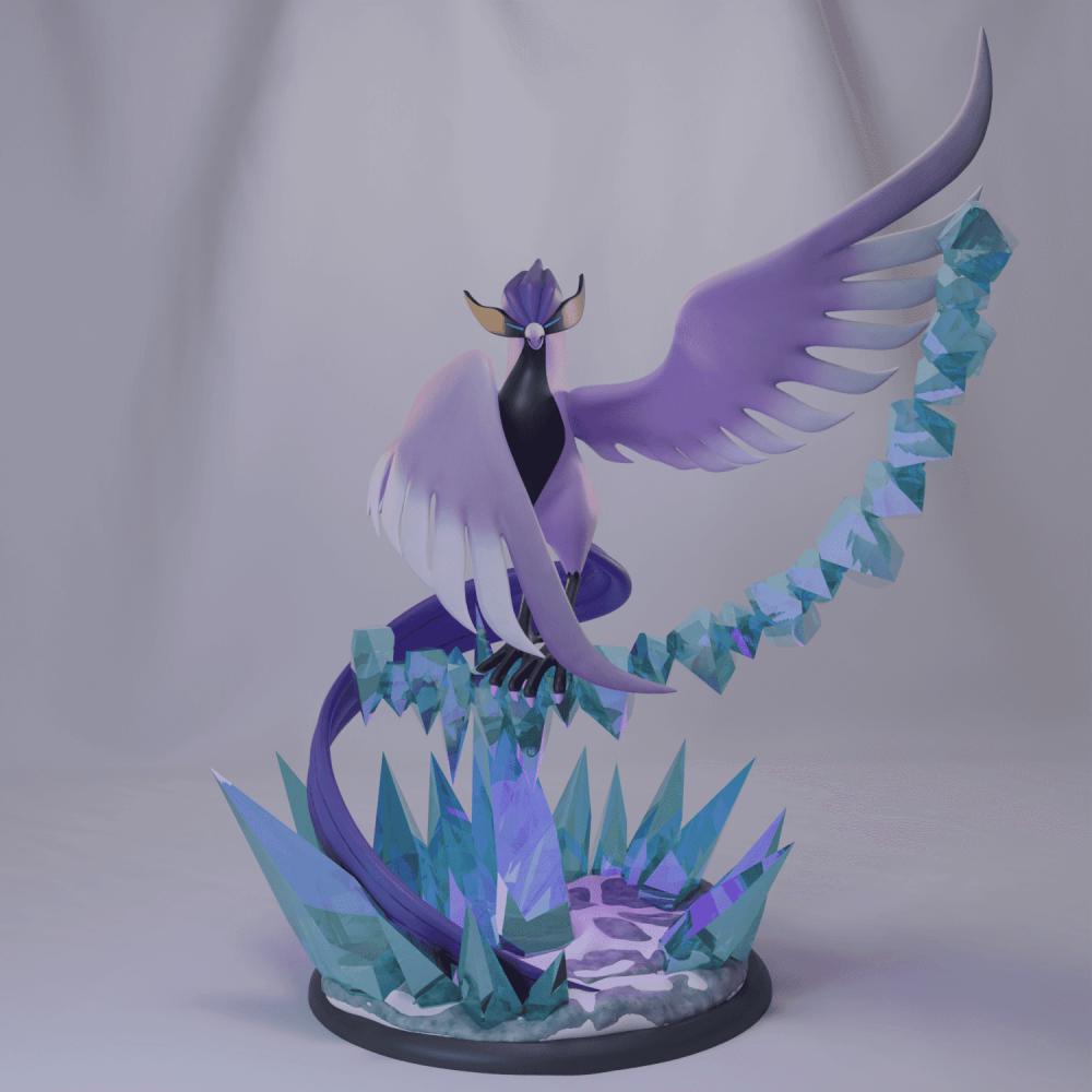 暗黑急冻鸟Articuno-神奇宝贝3D打印模型