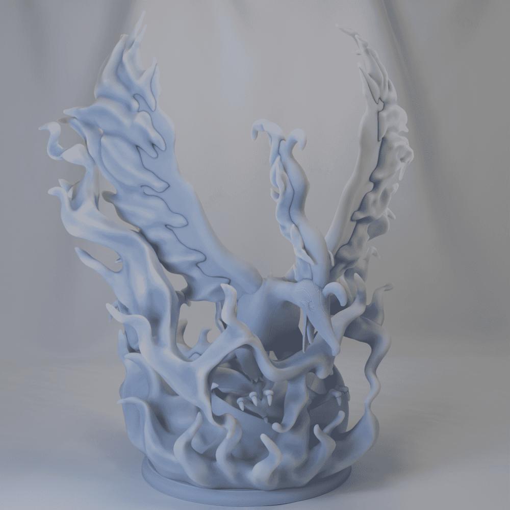 暗黑火焰鸟Moltres-神奇宝贝3D打印模型