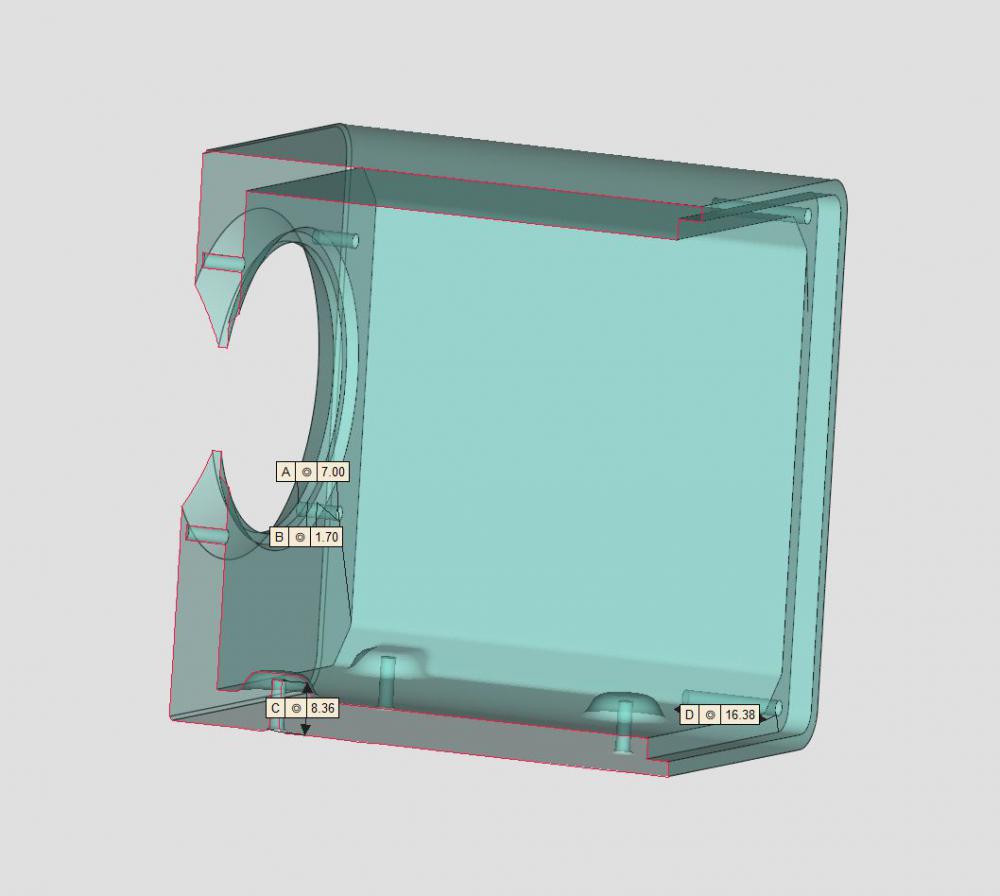 2寸密闭小音箱3D打印模型