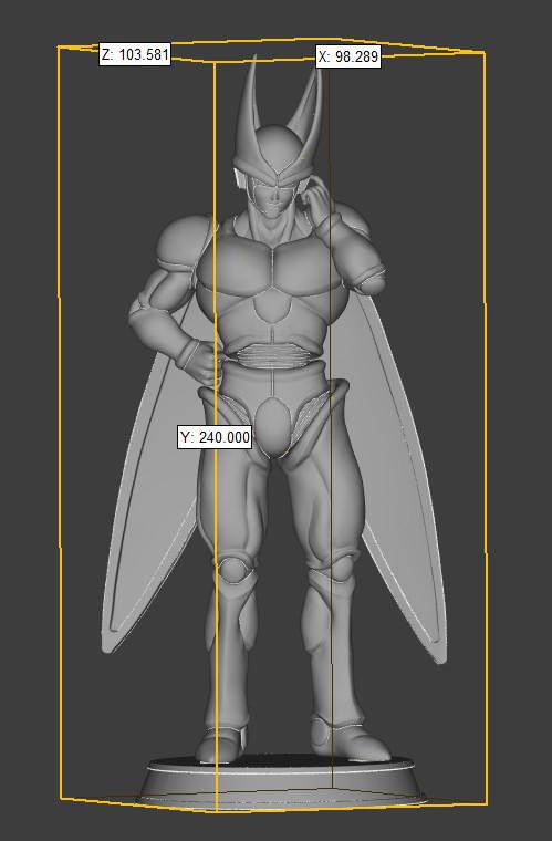 七龙珠-沙鲁 立像3D打印模型