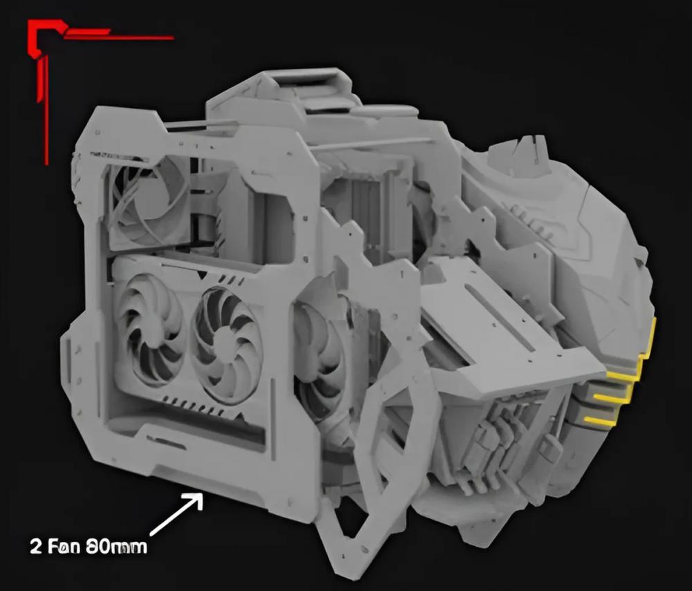 高达 电脑机箱模型 巴巴托斯高达3D打印模型