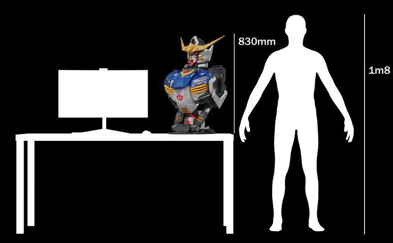 高达 电脑机箱模型 巴巴托斯高达3D打印模型