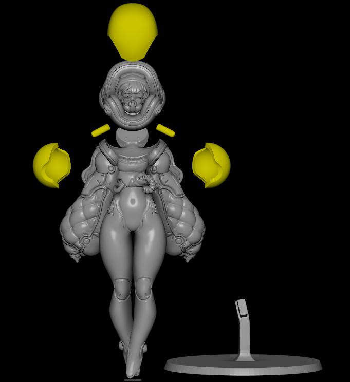 太空漫步者3D打印模型