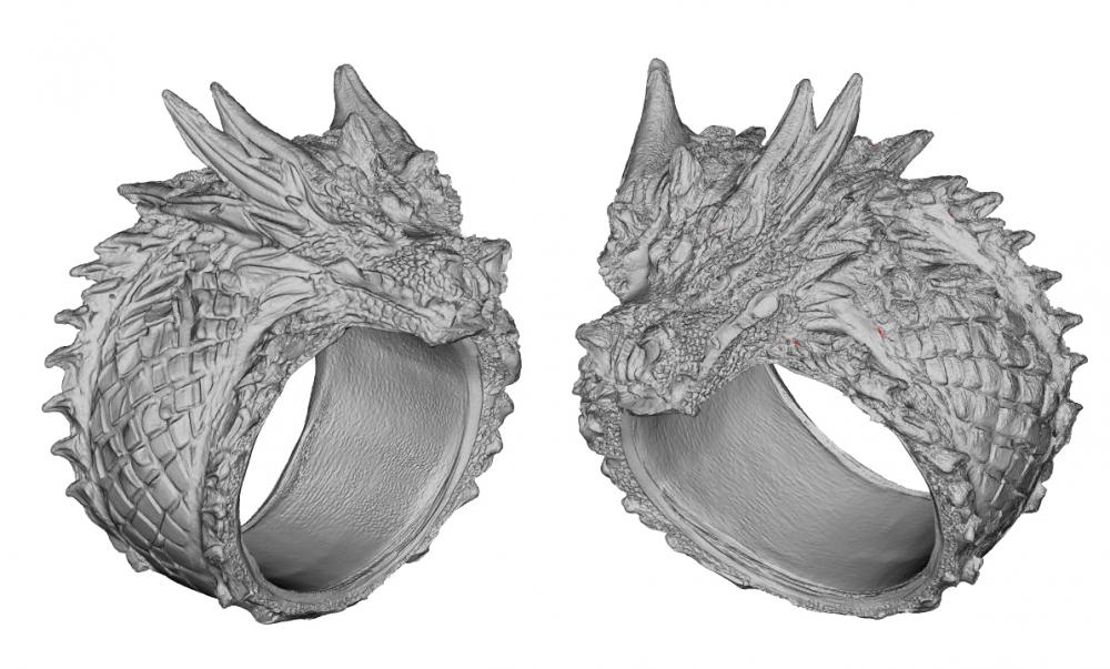 龙戒3D打印模型