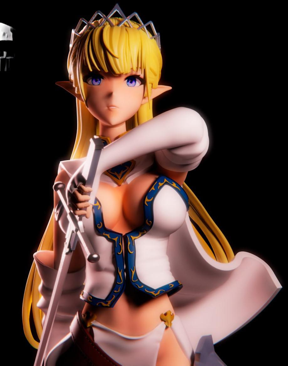 精灵女剑士Seras3D打印模型