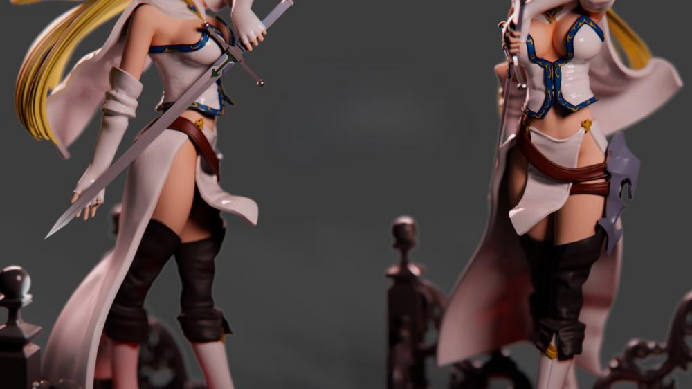 精灵女剑士Seras3D打印模型