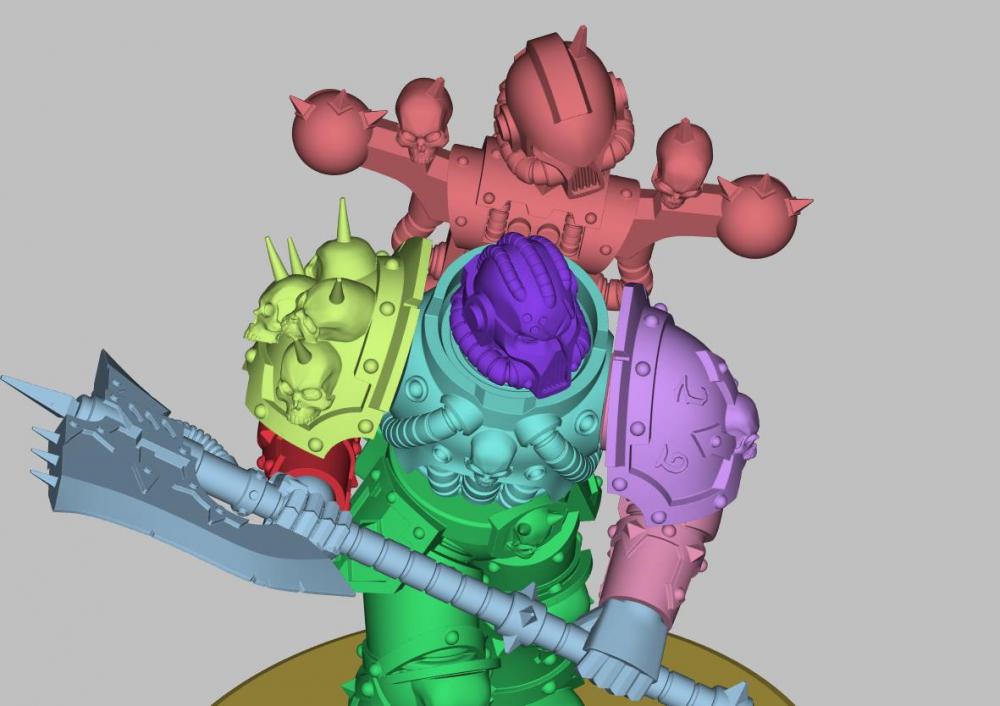 战锤40K 执行官3D打印模型