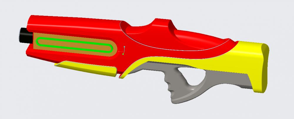 电动玩具水枪3D打印模型