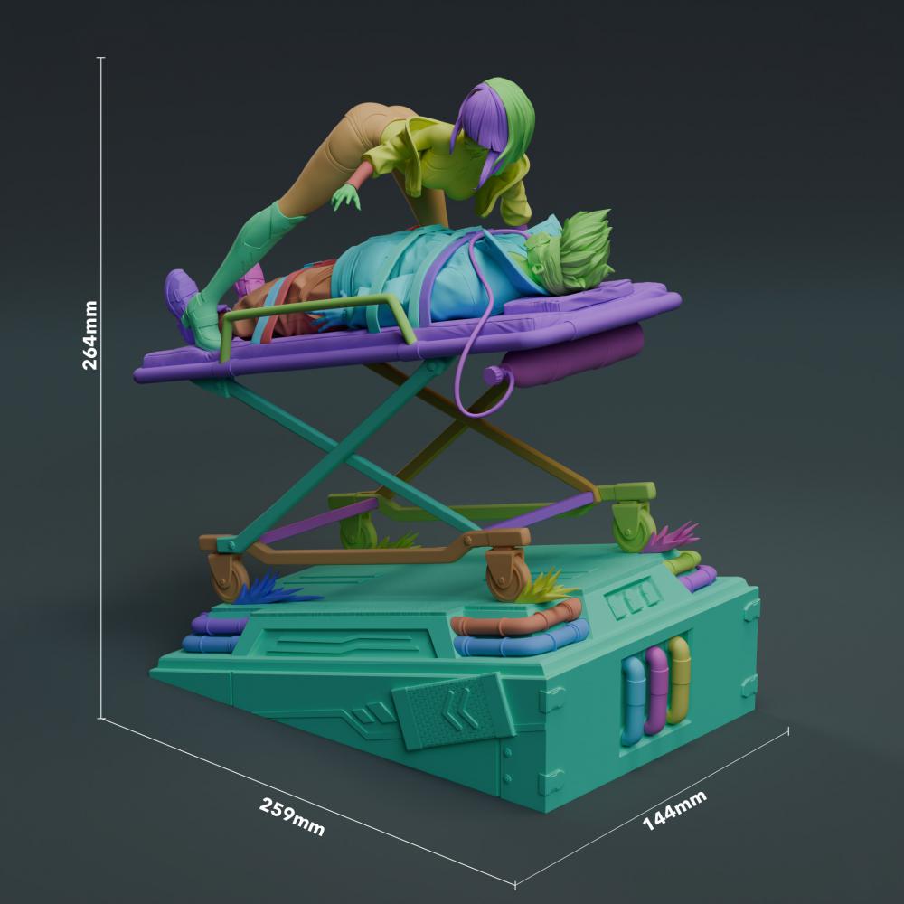 塞朋博克 边缘行者 露西和大伟3D打印模型