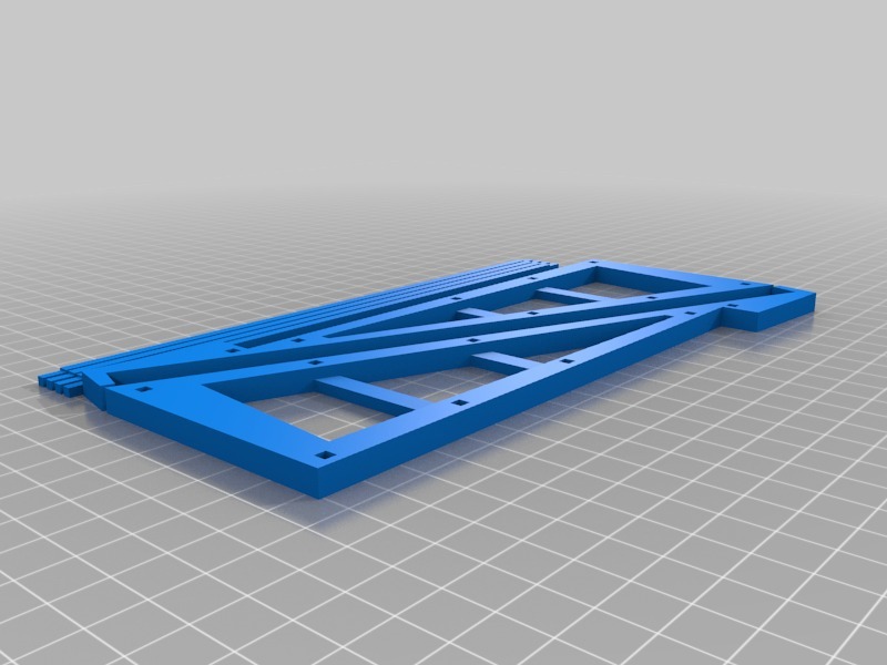 固定角度的桌面画架3D打印模型