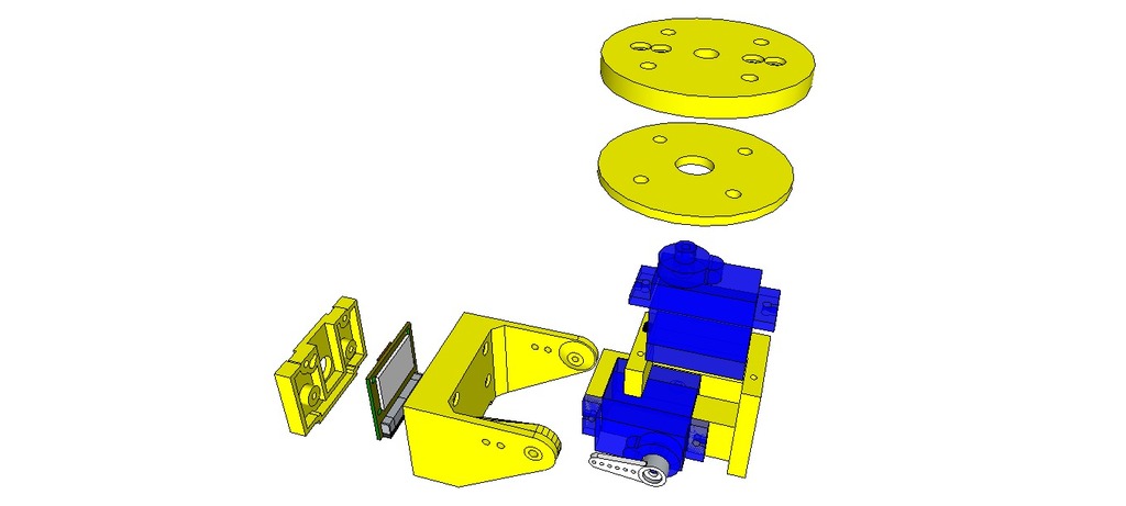 超小型摄像机3D打印模型