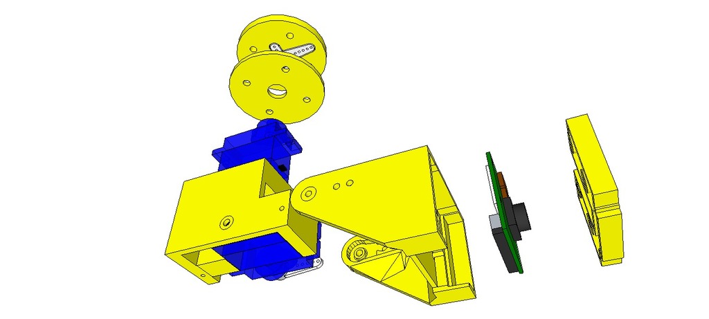 超小型摄像机3D打印模型